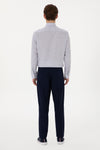 Pantaloni Barbat Tip Chinos Pe Bleumarin