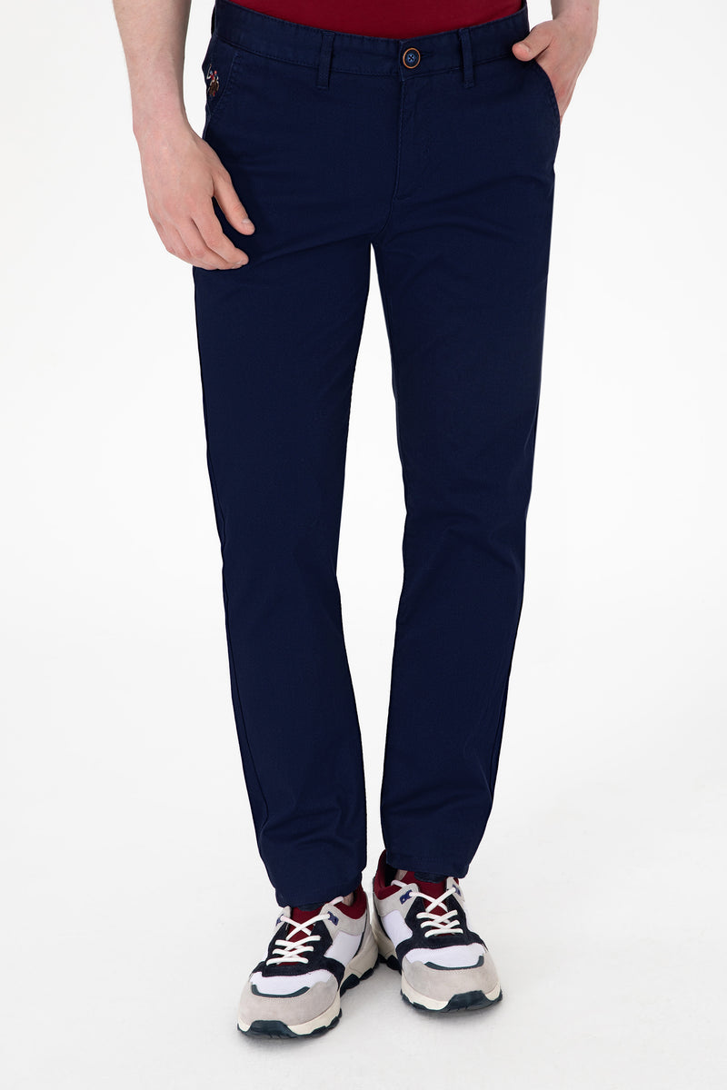Pantaloni Barbat Tip Chinos Bleumarin