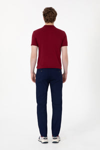 Pantaloni Barbat Tip Chinos Bleumarin