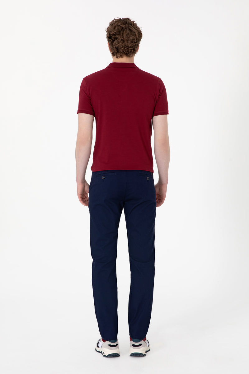 Pantaloni Barbat Tip Chinos Bleumarin