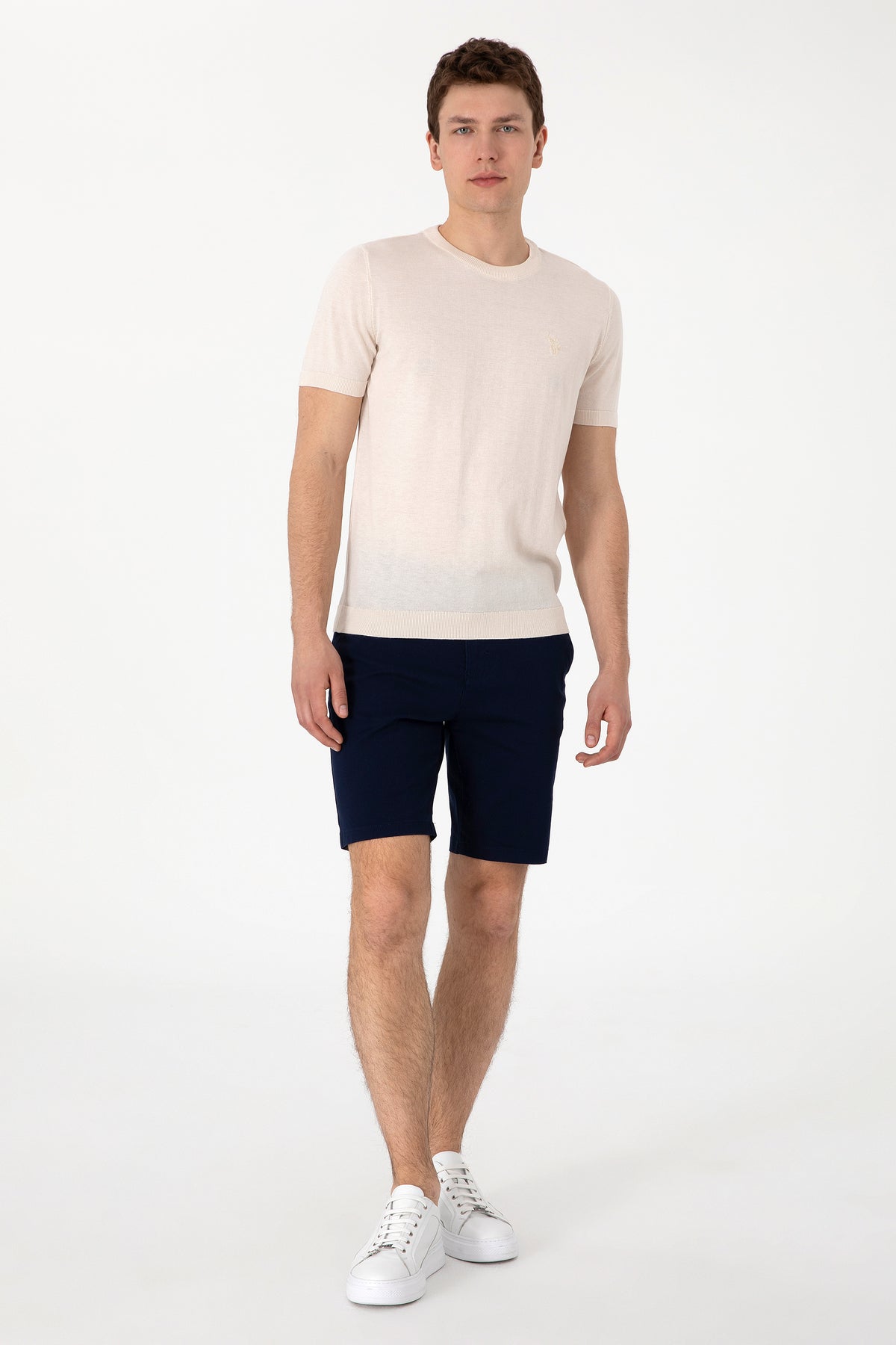 Pantaloni Scurti Barbat Bleumarin Tip Capri