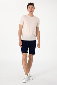 Pantaloni Scurti Barbat Bleumarin Tip Capri