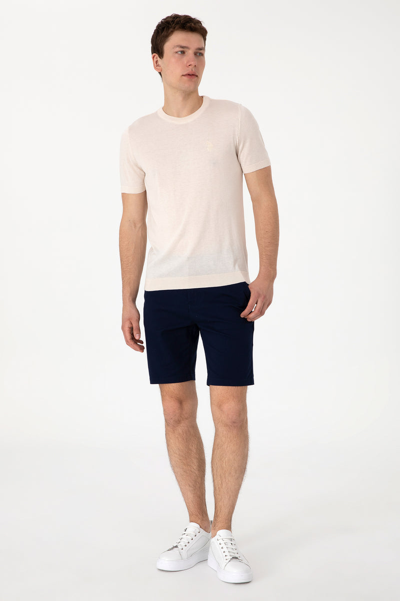 Pantaloni Scurti Barbat Bleumarin Tip Capri