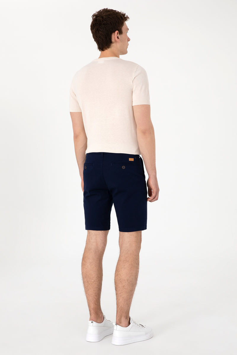 Pantaloni Scurti Barbat Bleumarin Tip Capri