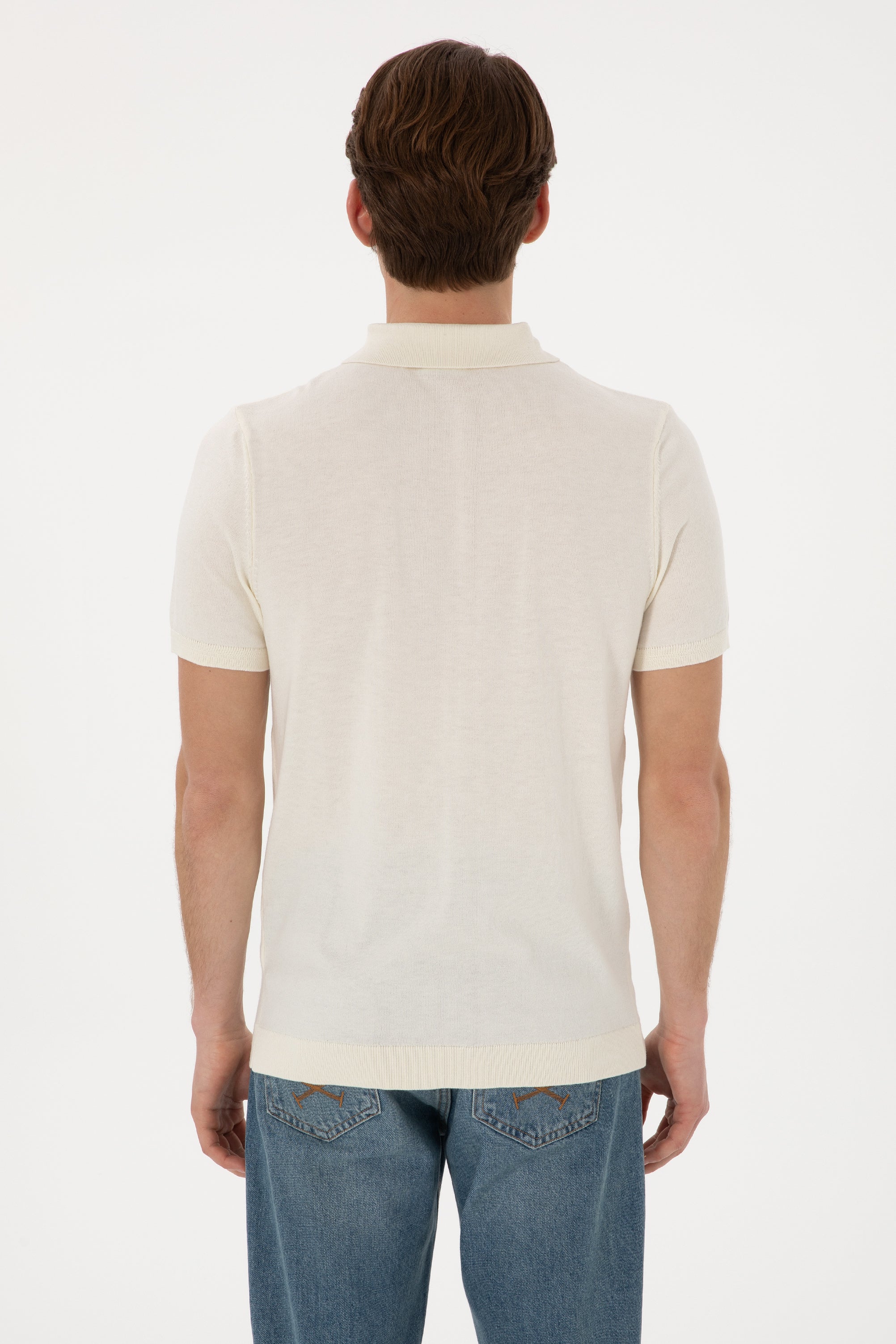 Tricou Polo Barbat Tricotat Fin Ivoire U.S. Polo Assn. Romania Tricou Polo Barbat Tricotat Fin Ivoire U.S. Polo Assn. Romania
