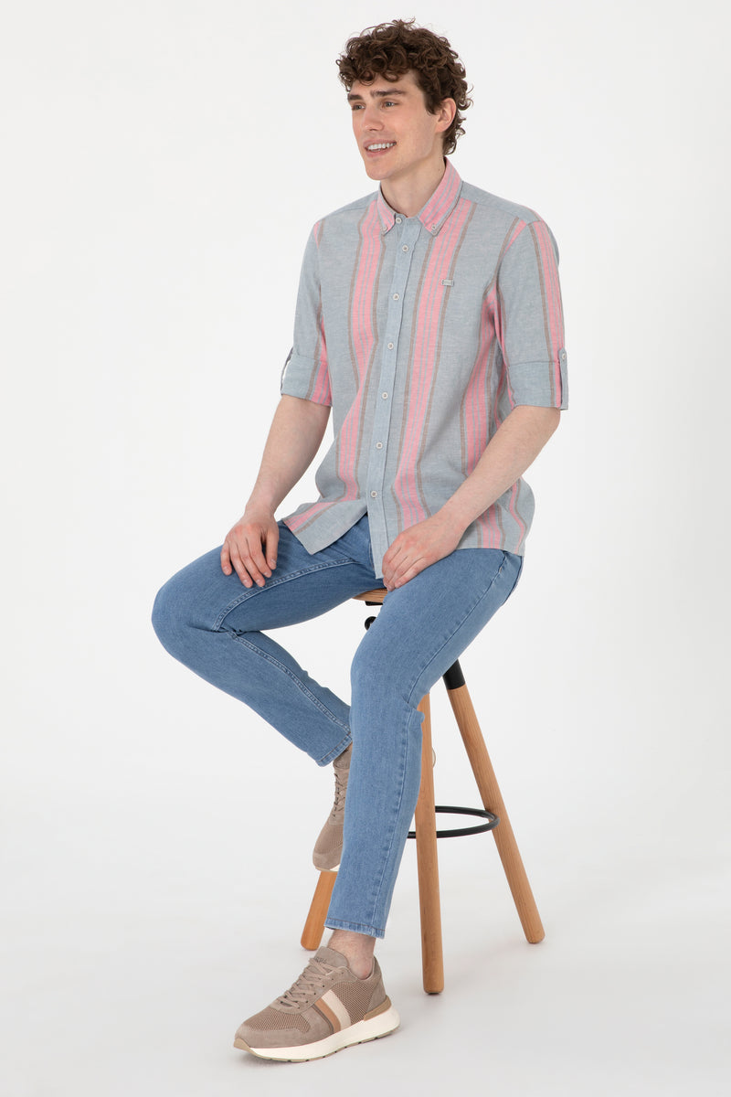 Camasa Barbat cu Dungi Verticale