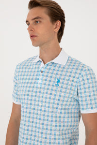 Tricou Polo Bărbați Multicolor Cu Model Și Logo Brodat