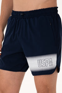 Șort De Baie Bărbați Bleumarin Cu Logo USPA