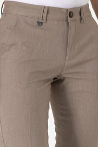 Pantaloni Smart Casual Barbat Kaki Deschis