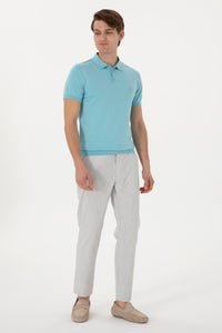 Pantaloni Chino Bărbați Din Material cu model