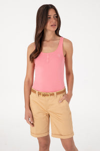 Maiou Dama Roz cu Nasturi si Logo