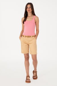 Maiou Dama Roz cu Nasturi si Logo