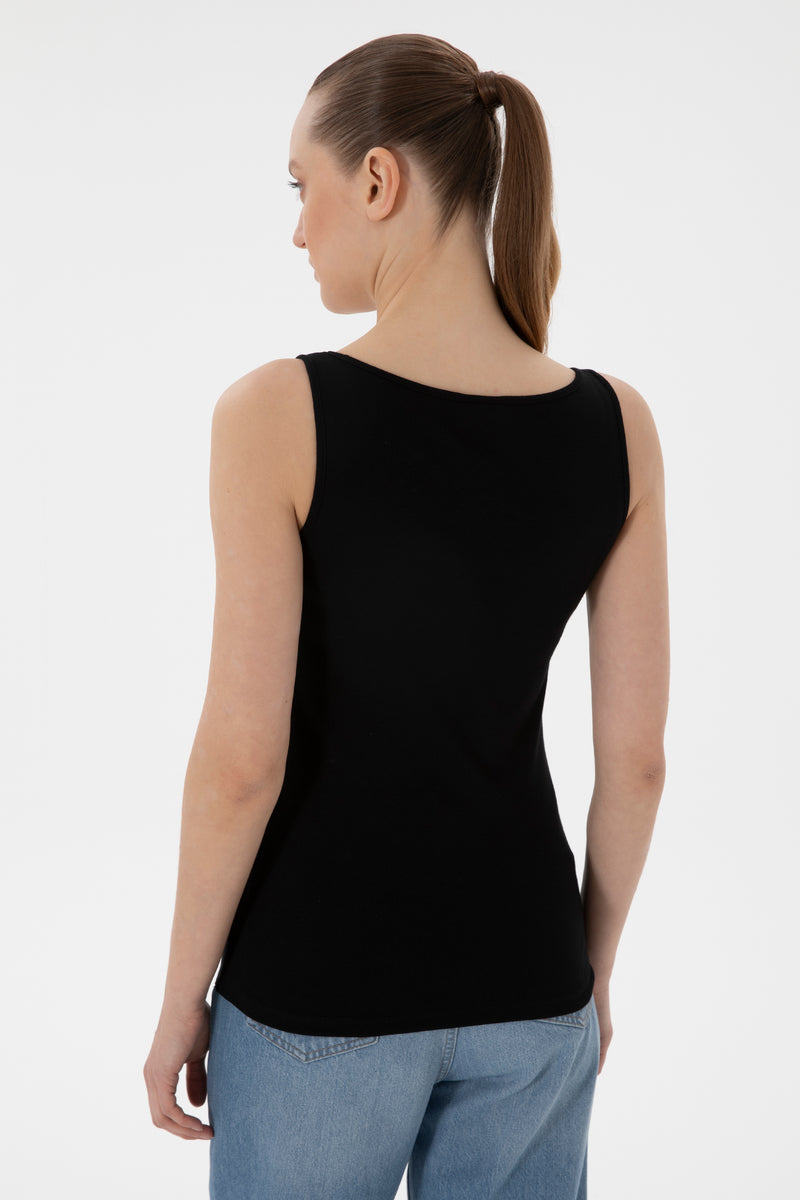 Maiou Dama Negru cu Nasturi si Logo