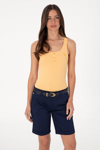 Maiou Dama Galben cu Nasturi si Logo