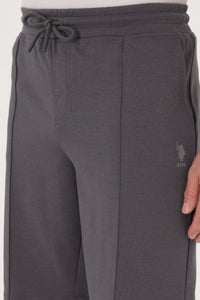 Pantaloni Scurți Bărbați Gri Petrol Cu Imprimeu Logo