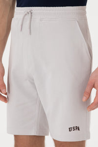 Pantaloni Scurți Bărbați Gri Perla Cu Imprimeu USPA