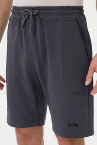Pantaloni Scurți Bărbați Gri Petrol Cu Imprimeu USPA