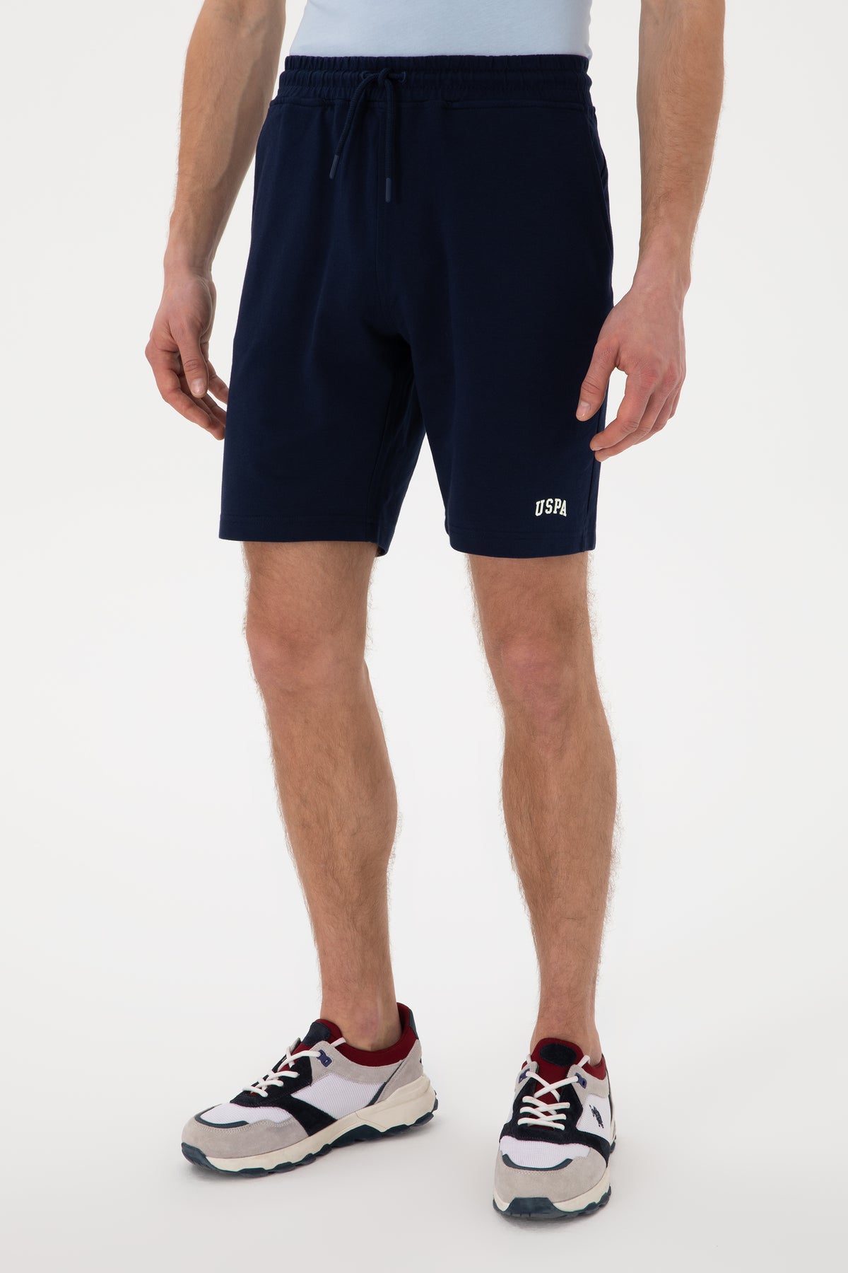 Pantaloni Scurți Bărbați Bleumarin Cu Imprimeu USPA