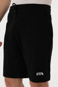 Pantaloni Scurți Bărbați Negru Cu Imprimeu USPA