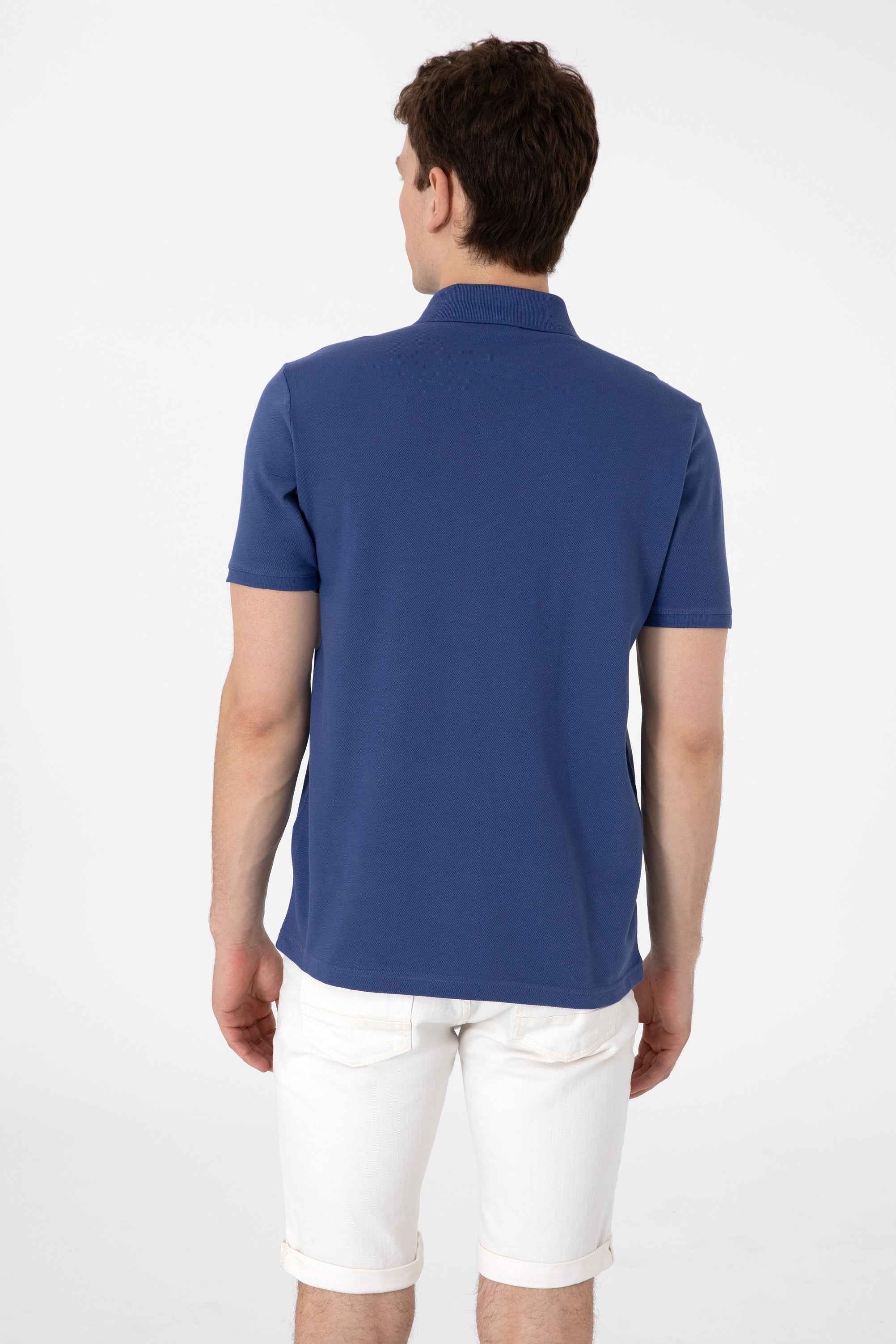 Tricou Polo Bărbați Indigo Cu Imprimeu USPA