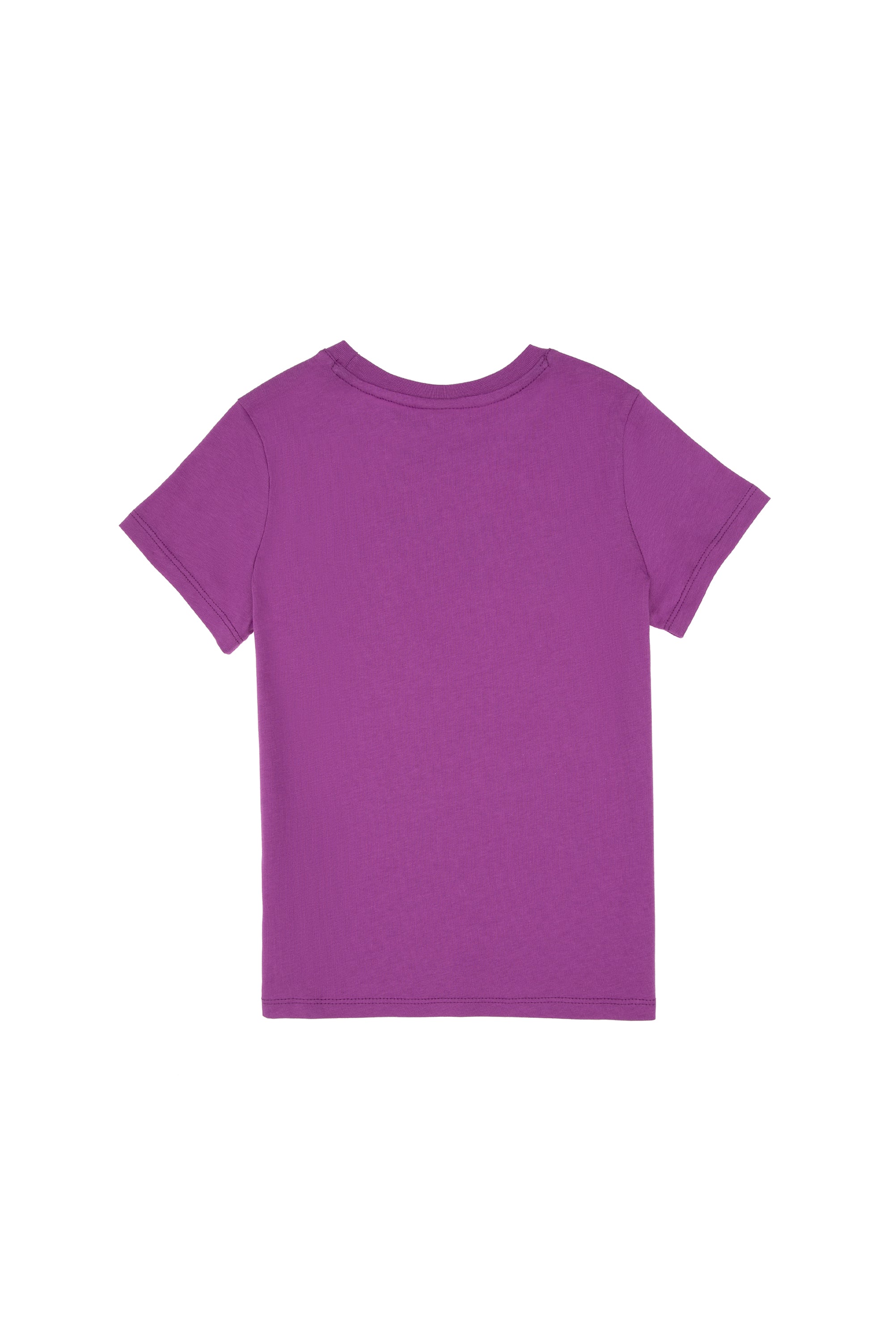 Tricou Băieți Mov Cu Guler Rotund Și Print USPA