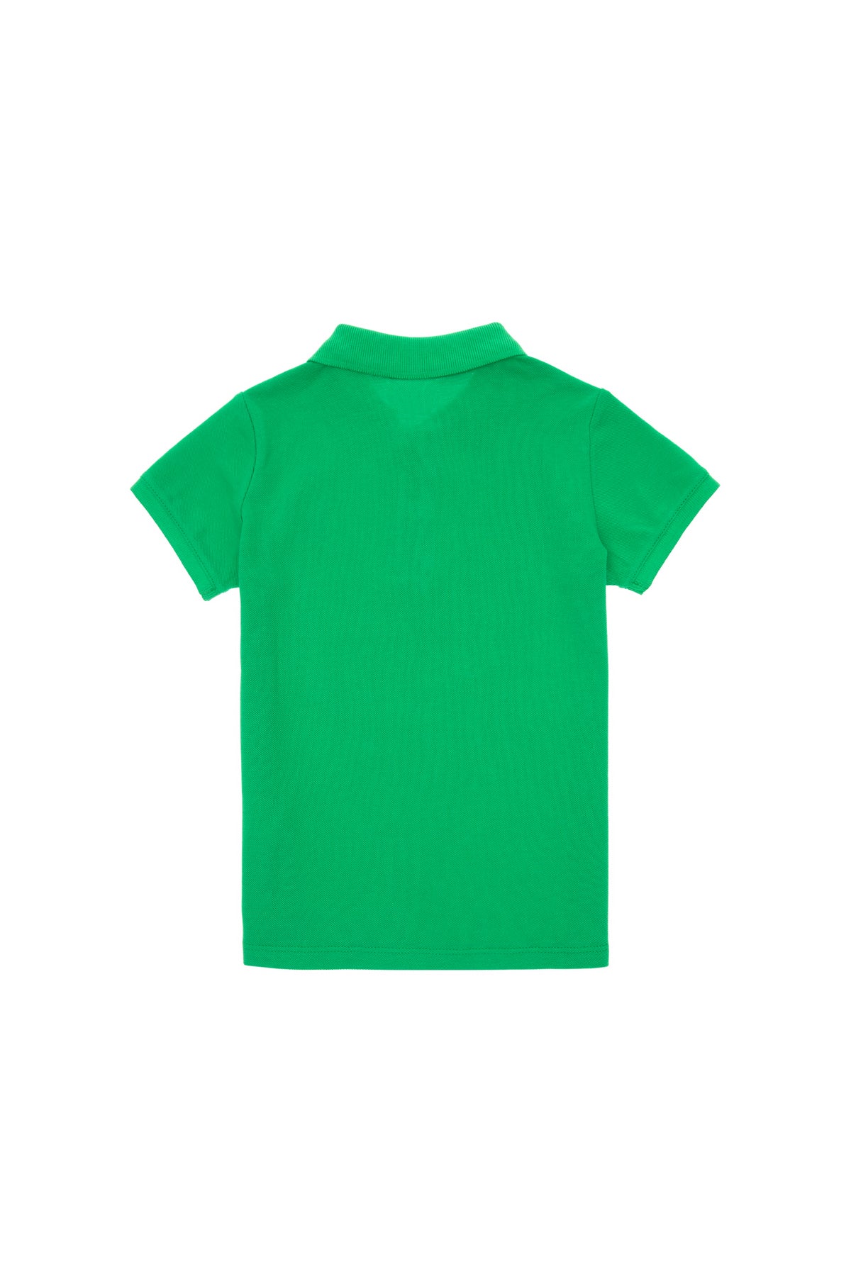 Tricou Polo Băieți Pe Verde  Cu Logo Colorat