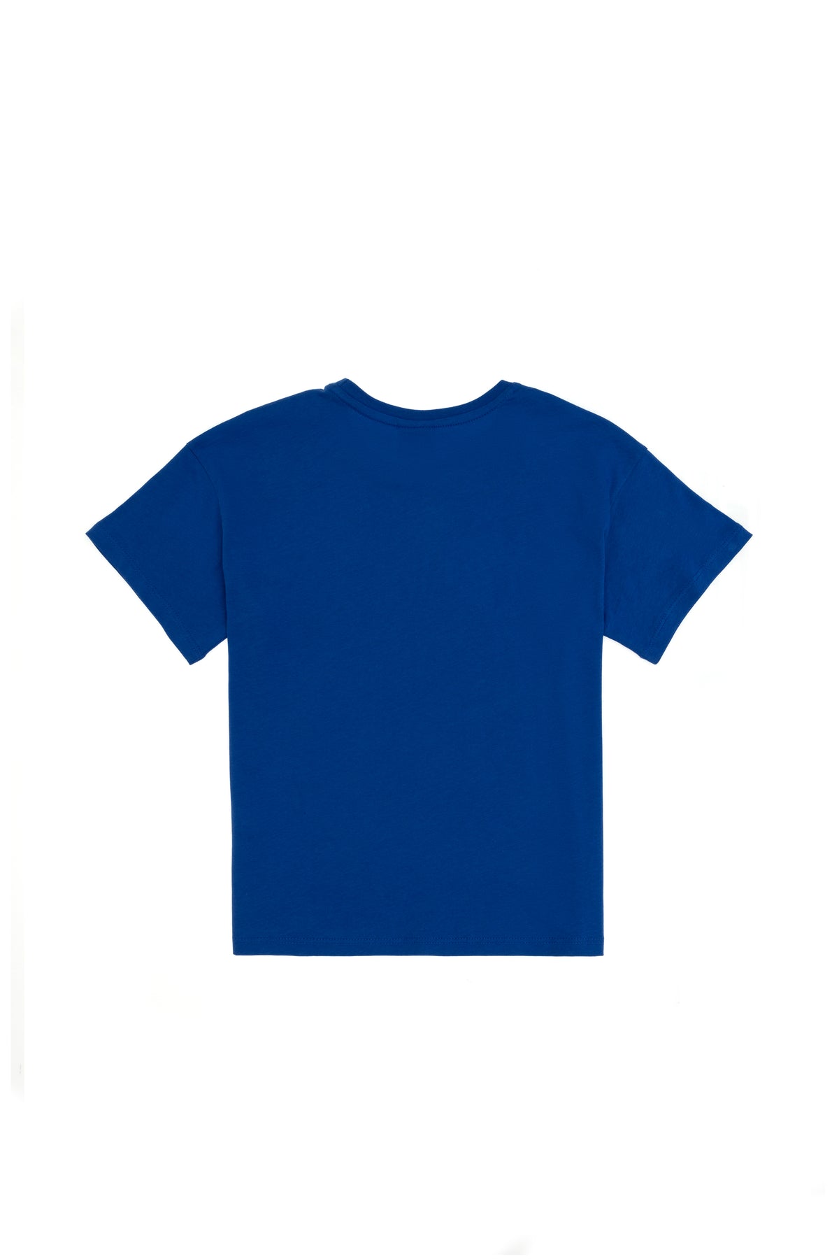 Tricou Băieți Albastru Cu Guler Rotund Și Print USPA