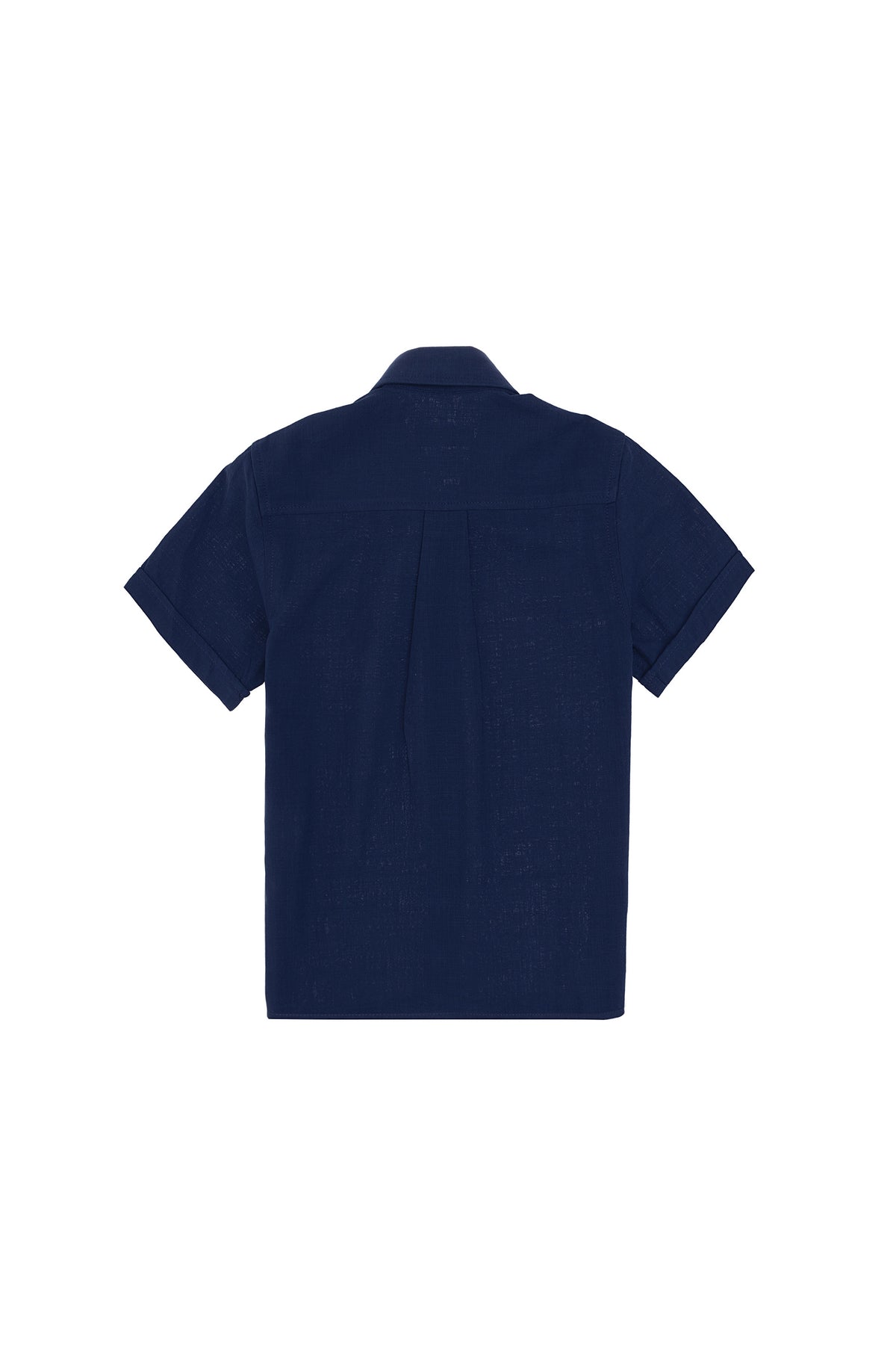 Cămașă Cu Mânecă Scurtă Băieți Bleumarin