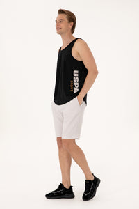 Pantaloni Scurți Bărbați Pe Gri Perlă Cu Textură