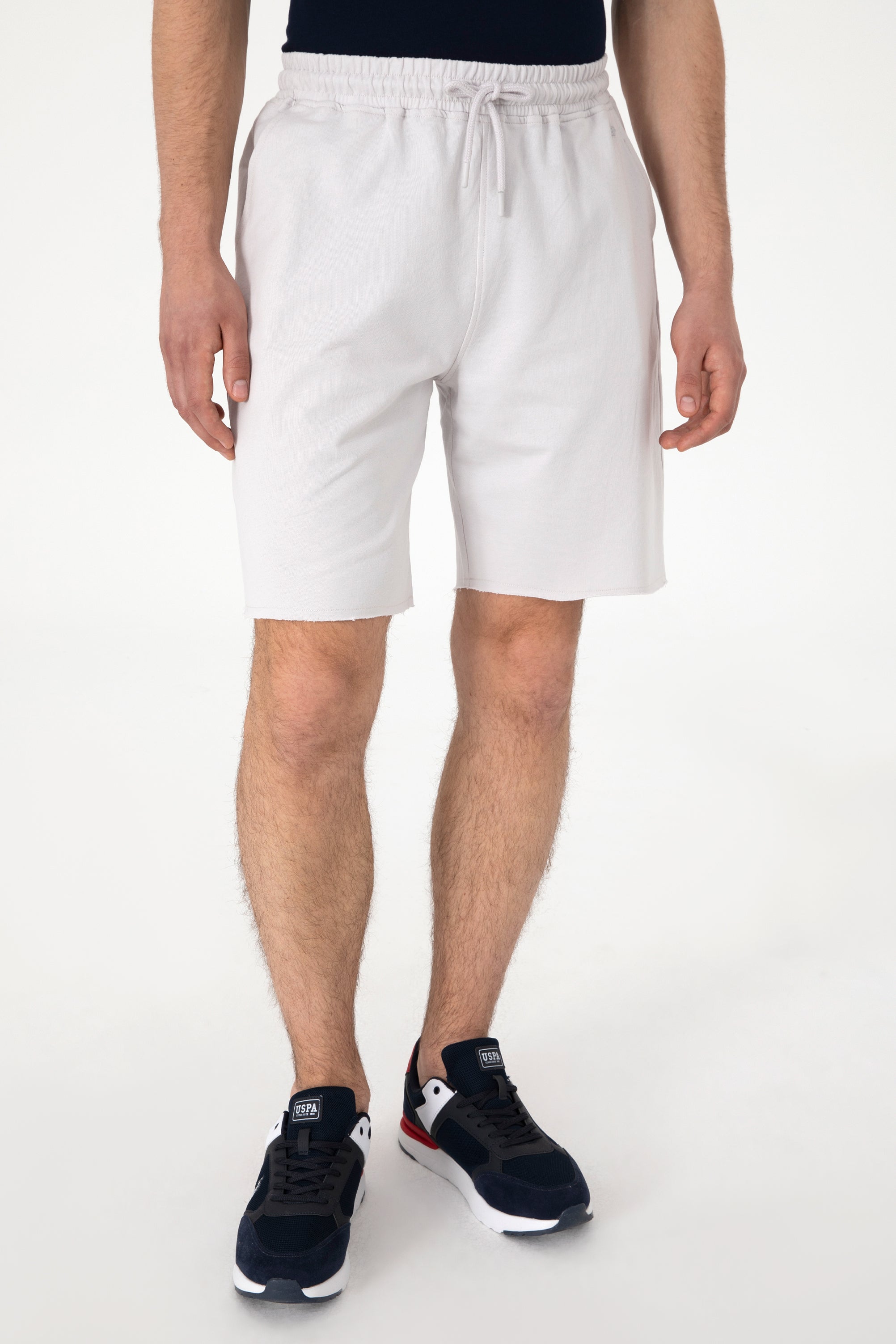 Pantaloni Scurți Bărbați Pe Gri Perlă 