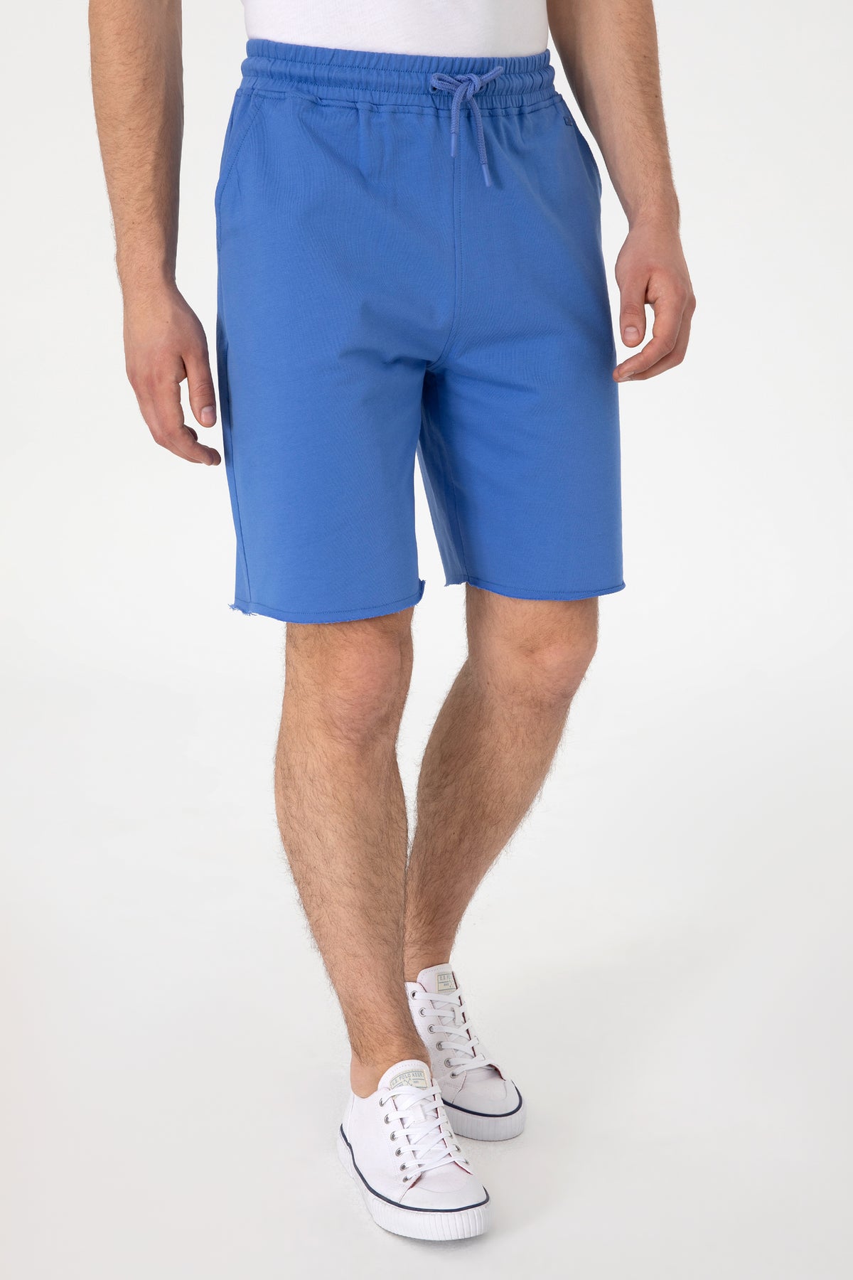 Pantaloni Scurți Bărbați Pe Albastru Coral