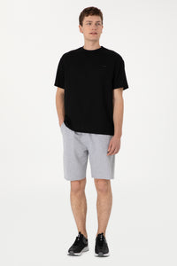 Pantaloni Scurți Bărbați Pe Gri Melange