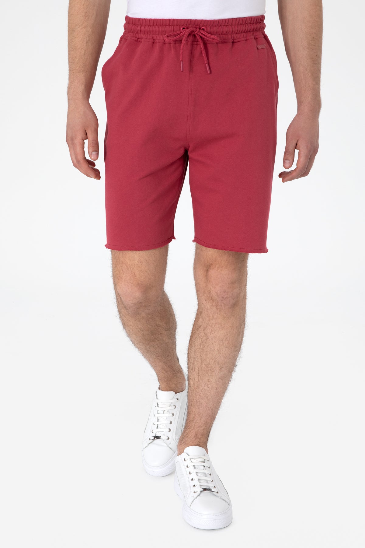 Pantaloni Scurți Bărbați Pe Gri Roșu Cărămiziu