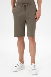 Pantaloni Scurți Bărbați Maro Cu Șnur