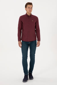 Camasa Barbat Pe Bordo Cu Logo