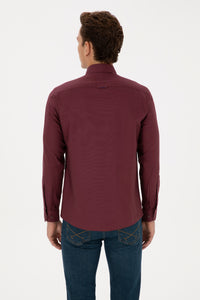 Camasa Barbat Pe Bordo Cu Logo