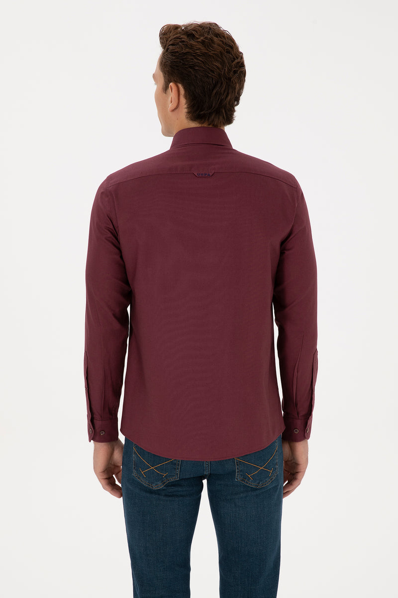 Camasa Barbat Pe Bordo Cu Logo