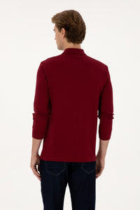 Bluza Polo Barbat Pe Bordo Cu Logo Brodat