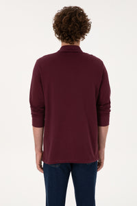 Bluza Polo Barbat Pe Bordo Cu Logo Brodat