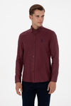 Camasa Barbat Pe Bordo Cu Logo Brodat