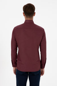 Camasa Barbat Pe Bordo Cu Logo Brodat