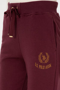 Pantalaloni Tip Jogger Dama Pe Bordo