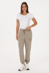 Pantalaloni Tip Jogger Dama Pe Bej