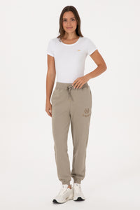 Pantalaloni Tip Jogger Dama Pe Bej