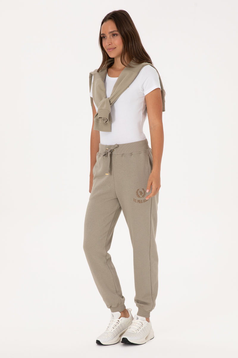 Pantalaloni Tip Jogger Dama Pe Bej
