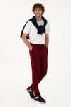 Pantaloni Sport Barbat Pe Bordo