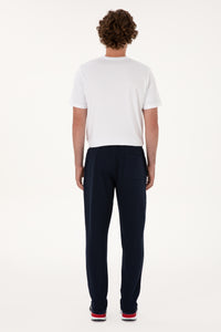 Pantaloni Sport Barbat Pe Bleumarin