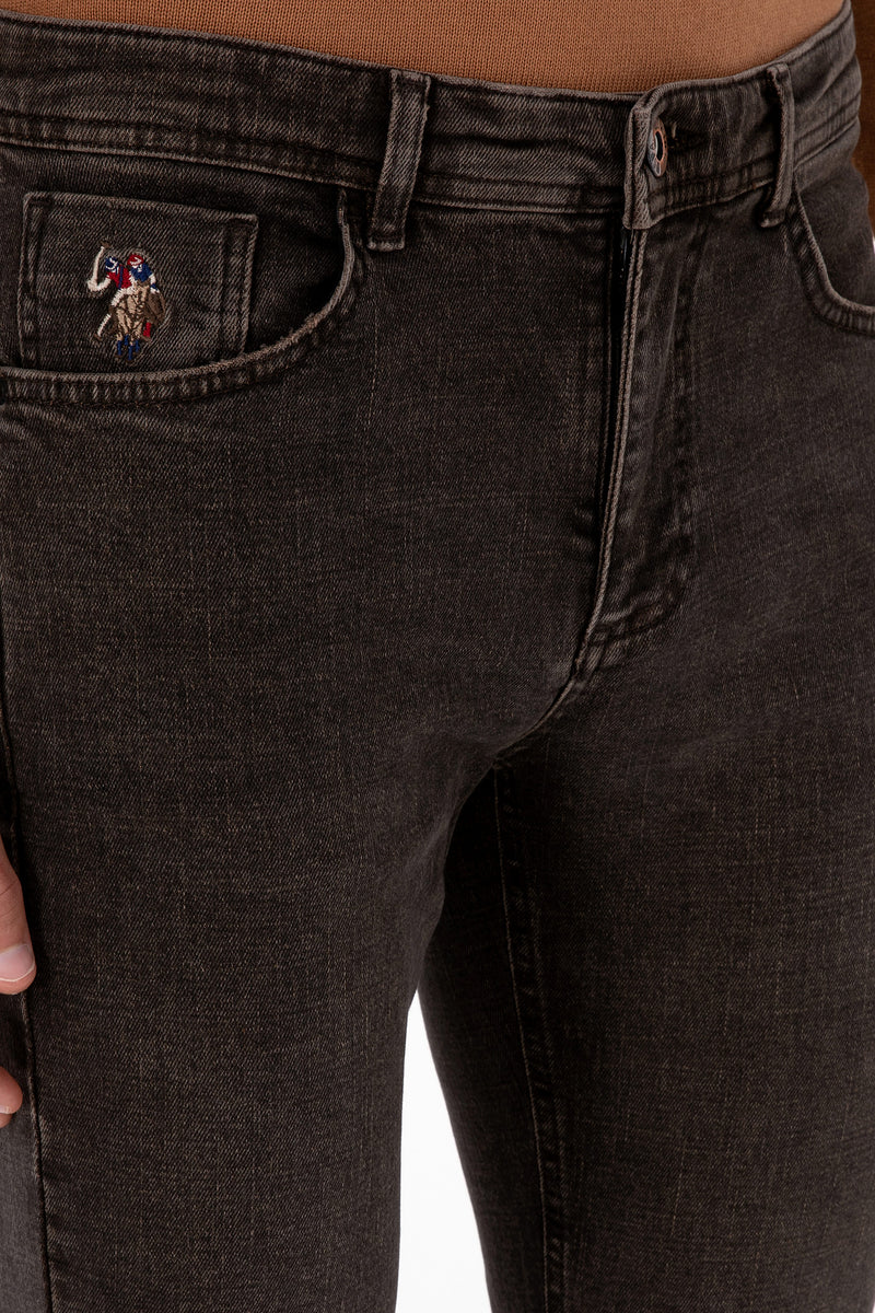 Blugi Barbat Pe Gri Inchis