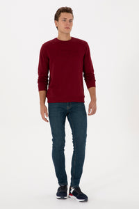 Blugi Barbat Pe Albastru Denim