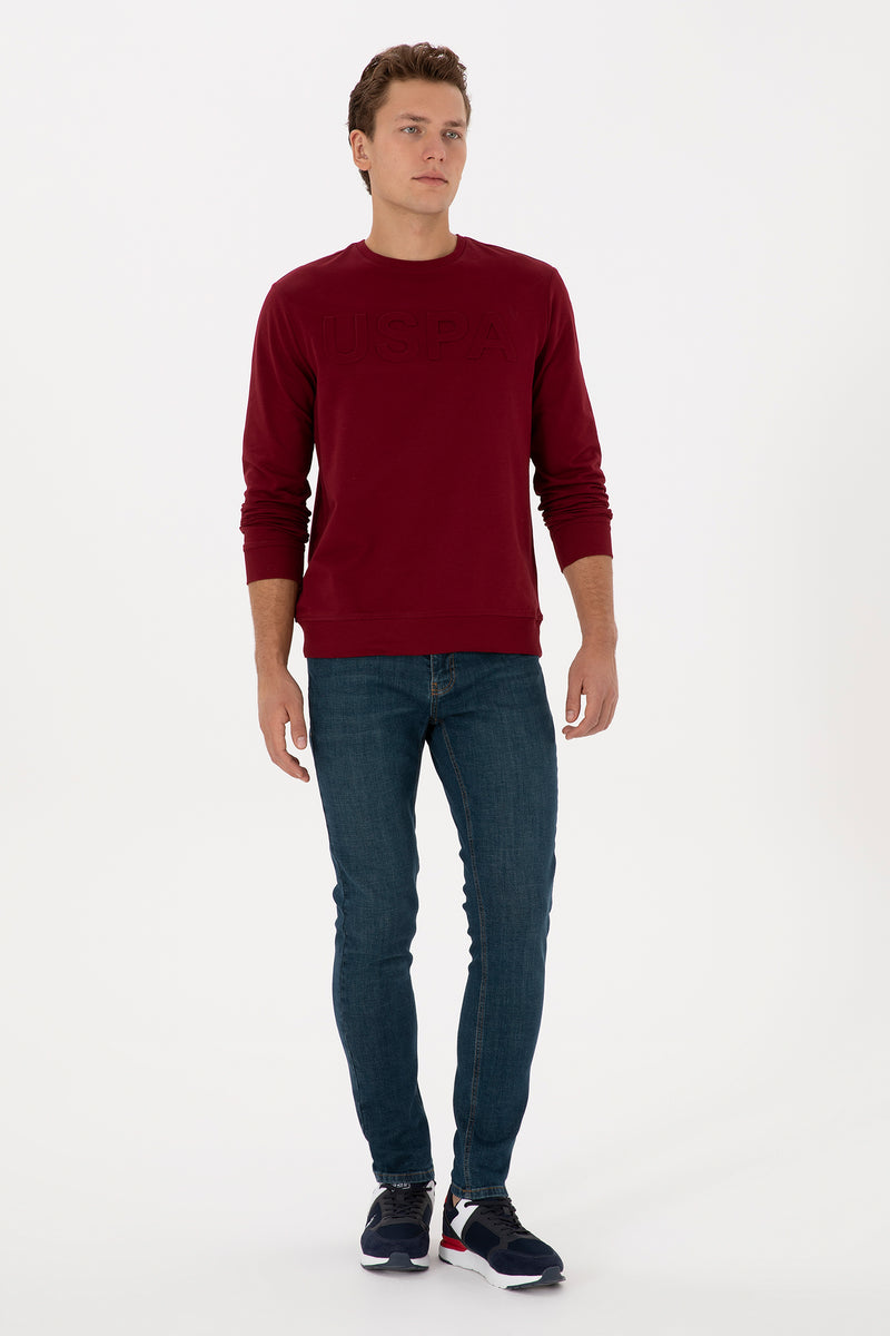 Blugi Barbat Pe Albastru Denim